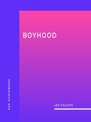 cover image of Boyhood (Unabridged)